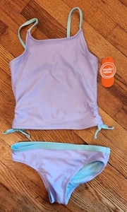WONDER NATION GIRLS 2 PC TANKINI SWIMSUIT BATHING SUIT, Sz Med 7-8, NWT - Picture 1 of 10