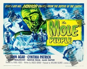 THE MOLE PEOPLE 1964R MARK OF DARKNESS IN DEEP EARTH 11 X 14 LOBBY CARD HS - Picture 1 of 1