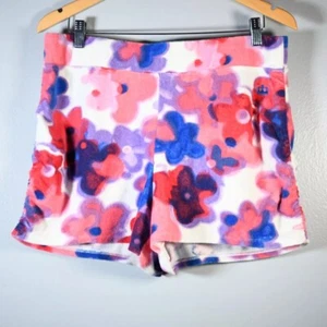 Juicy Couture All Over Floral Terry Cloth Shorts Large - Picture 1 of 13