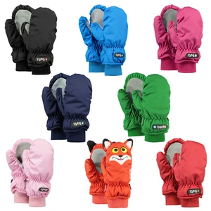 Barts Nylon Mitts Boys Girls Toddler Childrens Winter Ski Snow Mittens Assorted - Picture 1 of 7