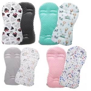 Universal Seat Liner Pushchair Double Sided Buggy Stroller 73x35cm Dimple Insert - Picture 1 of 48