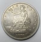 1878-S $1 Silver Us Trade Dollar - Original Xf+ Crusty Patina - Rim Ding