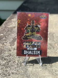 PSA Street Fighter 2: Champion Edition Promo Card Dhalsim Red Stars 8/100 - Picture 1 of 2
