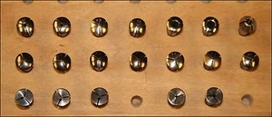 7.6mm NO NAME WATCHMAKER LATHE COLLETS & CHUCKS VARIOUS SIZES PRICES FIT RIVETT - Picture 1 of 9