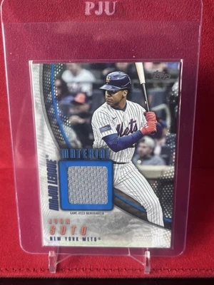 Juan Soto 2025 Topps Actualización Major League Material Azul/150 #MMU-JSO Foto 1 de 3
