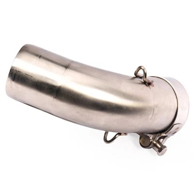 Slip On For Honda CB1000R 2009-2018 Motorcycle Exhaust Mid Link Pipe Tips Steel - Image 1 of 4