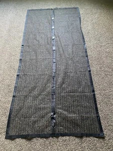 Buzz Off Magnetic Screen Door Black Net 100 CM Wide X 220 CM Long (39 x 86 In) - Picture 1 of 3