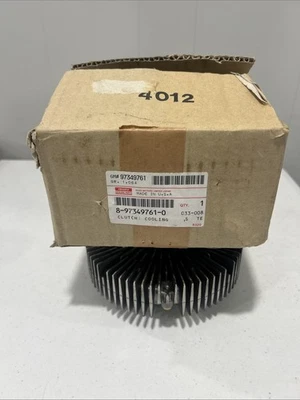Ventilador de refrigeración de embrague OEM ISUZU GM 8-97349761-0 hecho en EE. UU. genuino Foto 1 de 4