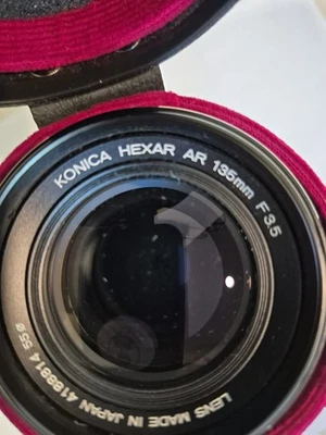 LENTE CÁMARA KONICA Hexar AR 135 mm F 3.5 - 6167 Foto 1 de 4