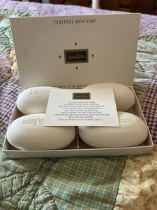 Vintage Neiman Marcus Four Pack Box Of Unused Tuberose Scented Soaps - Picture 1 of 12