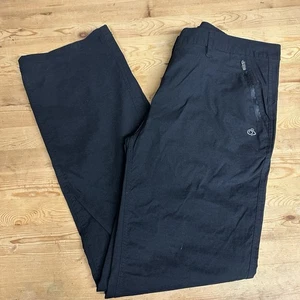 Craghoppers Pants Black Pro Stretch Smartdry Camping Womens 12L New Without Tags - Picture 1 of 9