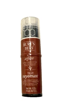 Burt's Bees All Aglow Lip Cheek Stick Suez Sands #1250 - Image 1 of 2