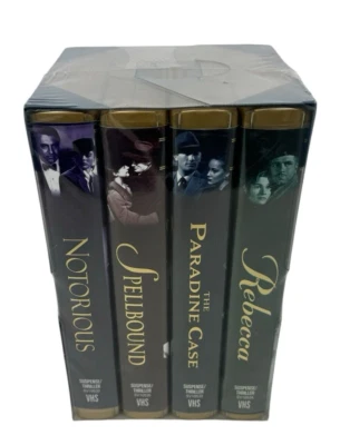 Alfred Hitchcock VHS Notorious Rebecca Spell The Paradine Case Box Set New - Image 1 of 4