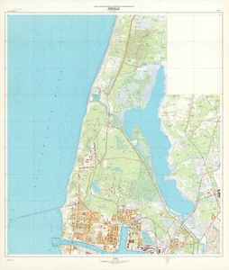 Mapa topográfico militar soviético ruso - LIEPAJA (Letonia) 1:10 000, ed. 1990 - Imagen 1 de 4