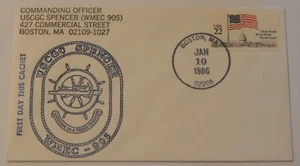 USCGC Spencer (WMEC 905) Boston MA 10 de enero de 1986 - Imagen 1 de 2