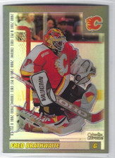 2000-01 Topps Chrome #41 Fred Brathwaite O-Pee-Chee refractor