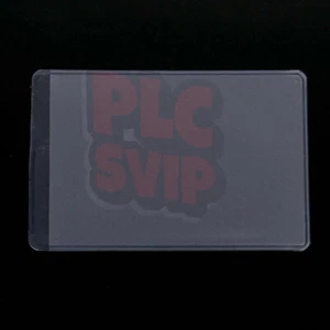 10PCS Soft Clear Plastic Card Sleeves Protectors for ID Cards - Picture 1 of 2