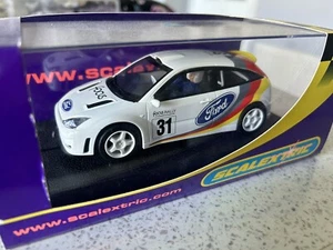 SCALEXTRIC FORD FOCUS RALLY CAR WHIE No 6 C2427 HARD TO FIND NEW IN BOX - Picture 1 of 1