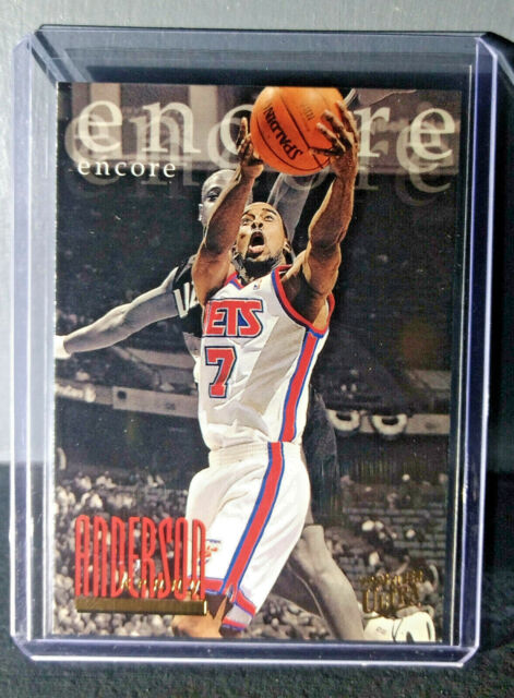 1995-96 NBA Hoops Buzzer Beater Kenny Anderson New Jersey Nets #218 Card