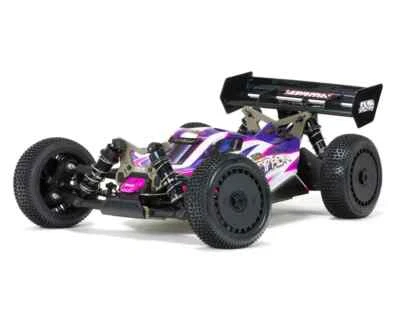 Arrma Typhon "TLR Tuned" 1/8 4WD RC Buggy Roller Pink / Purple ARA8306 - Image 1 of 4