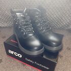 Work Boots- Arco ST710 S3 Waterproof Black Safety Boot- Size 8 RRP 99.99 New