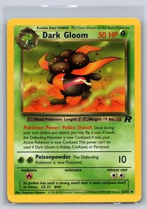 Dark Gloom 36/82 Uncommon Pokemon Team Rocket WOTC Lightly Played - Picture 1 of 2