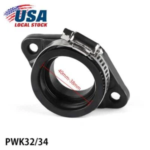 1PCS Flange Adapter Carb Manifold Intake Boot For PWK 32mm 34mm Carburetor ATV - Bild 1 von 7