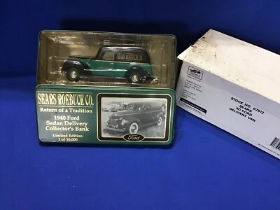 Ford Sedan - 1940 Delivery Collectors Bank Tin Sears And Roebuck Co.  - Image 1 of 4