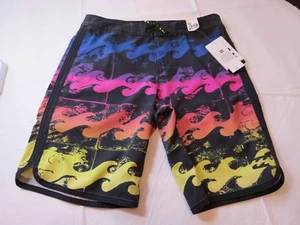 Billabong PlatinumX Boys Board Shorts Swim Short B132PBST 73X Line Up Neon 29 - Picture 1 of 4