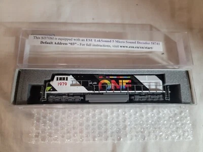 Kato N 1979 Union Pacific EMD SD70M We Are One Diesel Engine LokSound 176-1979-S - Image 1 of 4