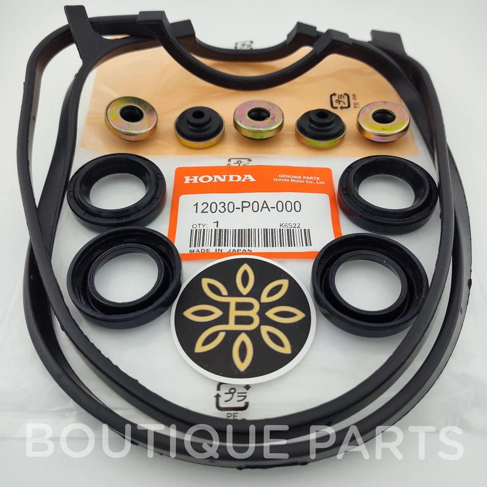 Genuine OEM for Honda Valve Cover Gasket Set Kit 12030-P0A-000 Odyssey Accord CL - Image 1 of 4