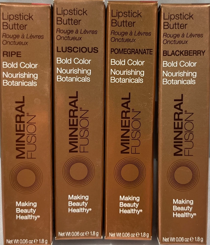 Mantequilla lápiz labial Mineral Fusion, 0,06 oz. - ¡ELIGE TONO! Foto 1 de 1