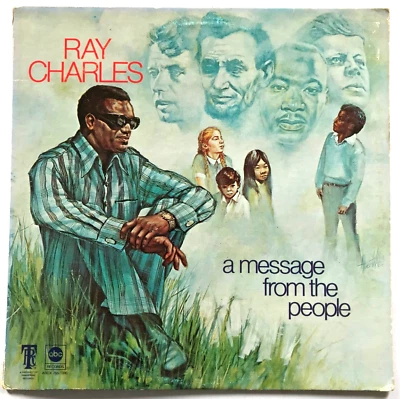 Ray Charles - A Message From The People Vinyl LP Album 1972 Quincy Jones - Image 1 of 4