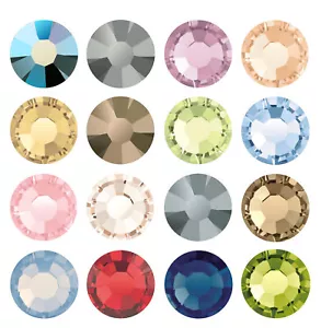 Genuine PRECIOSA Chaton Rose MAXIMA Flat Backs No Hotfix Crystals Many Colors - Picture 1 of 23