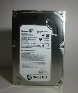 Disque Dur SATA Seagate barracuda ST3500418AS 3,5 " 500GB Testé 7200.12 HDD - Photo 1/3