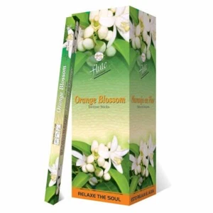 Flute Fragrant Charcoal Incense Sticks Orange Blossom Square Packs - 200 Sticks - Picture 1 of 2