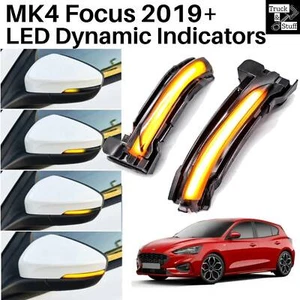 LED Sequential Dynamic Indicators For Ford Focus Mk4 2019+ Mirror Turn Signal - Picture 1 of 7