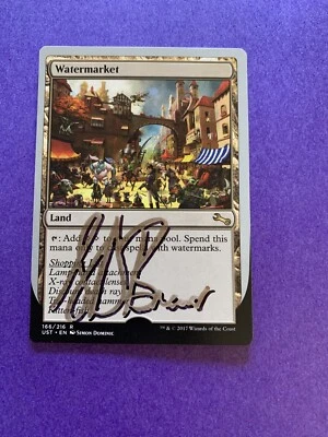 MTG Magic Watermarket Signed Artist Proof x1 Unstable Simon Dominic - Image 1 of 2