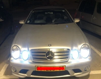 1997 1998 1999 2000 01 02 03 for Mercedes CLK430 CLK320 W208 Sport Grille Chrome - Image 1 of 4