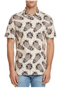 Insight Pinepple Slim Fit Button-Down Shirt, Size S, MSRP $69 - Picture 1 of 1