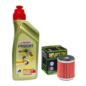 KIT/TAGLIANDO YAMAHA WR -YZF-R -X CASTROL POWER 1 15W50 FLTRO OLIO - Foto 1 di 4