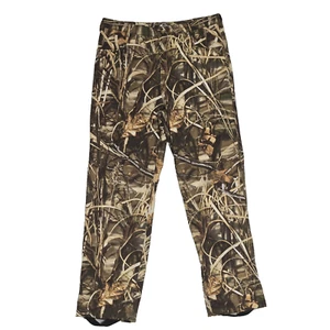Drake Waterfowl Pants Camo Hunting Fleece Lined Mens Realtree 34X31 Adjustable - Picture 1 of 18