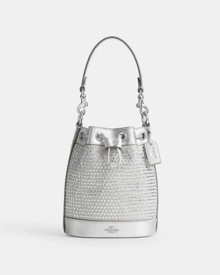 全新带标签 Coach 迷你水桶包带水晶 CW301 — 第 1/4 张图片