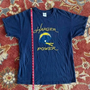 Remake San Diego Chargers logo short sleeve navy color shirt KV34283 - Picture 1 of 2
