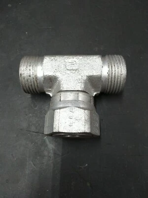 Parker 12 S6LO-S 3/4" ORFS Tee Male-Male-Female - Image 1 of 3