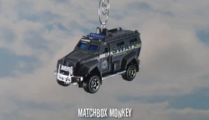 Police SWAT Unit Truck Special Forces1/64 Scale Custom Christmas Ornament Adorno - Picture 1 of 8