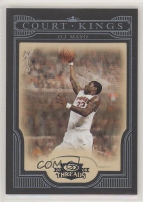 2008 Donruss Threads Diamond Kings Black Framed /10 OJ Mayo #CK-55 Rookie RC - Image 1 of 2