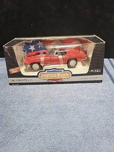 ERTL AMERICAN MUSCLE 1/18 SCALE 1967 CORVETTE L-71 DIE CAST CAR - Picture 1 of 8