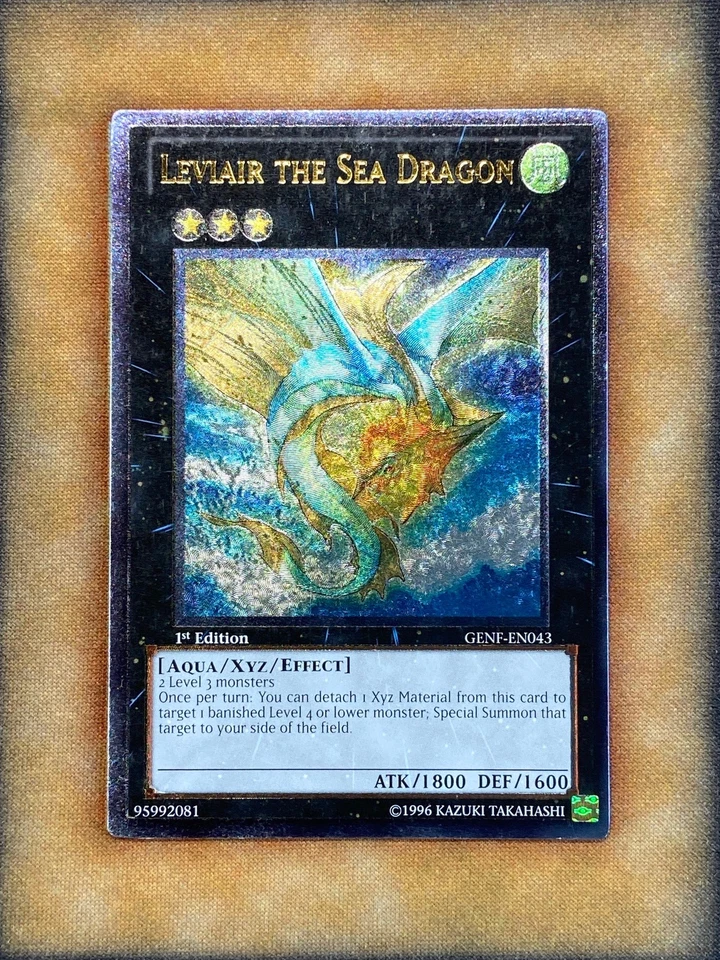 Yugioh Leviair The Sea Dragon GENF-EN043 Ultimate Rare 1st Ed NM - Image 1 of 1