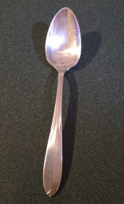 Obertura de cuchara de plata esterlina National Silver Co 6 pulgadas Peso de chatarra 26,03 gramos Foto 1 de 4